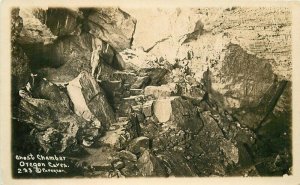 Ghost Chamber Oregon Caves 1920s Patterson RPPC Photo Postcard 12707