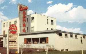 CASSIO'S BAR B.Q. Sudbury, Ontario, Canada Roadside BBQ c1950s Vintage Postcard