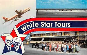 White Star Tours Reading, Pennsylvania PA Postcard