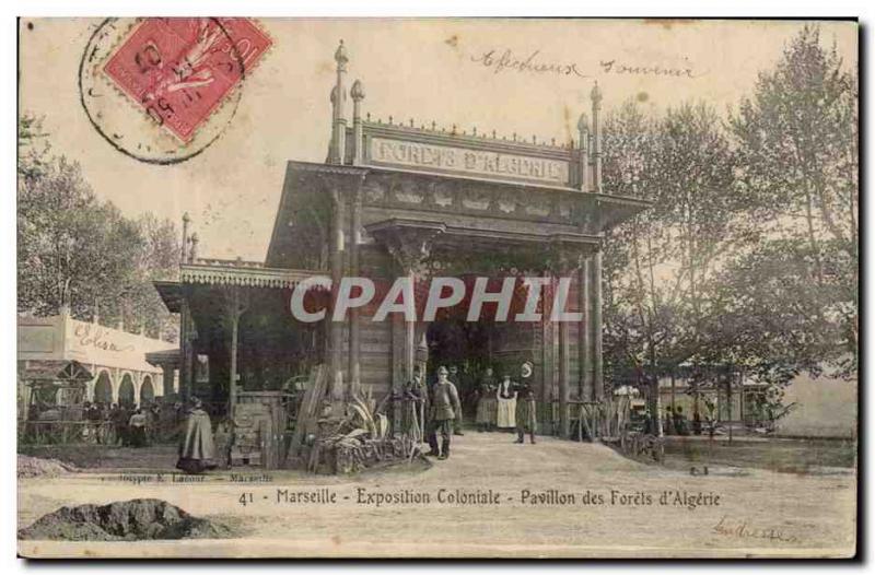 Marseille - Exposition Coloniale - Pavilon of Forests of & # 39Algerie - eye ...