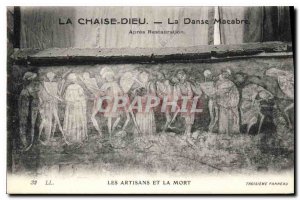 Postcard The Old Chaiese God Mecabre The Dance Craftsmen and Death