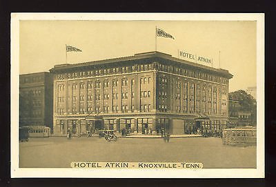 Vintage Knoxvile, Tennessee/TN/Tenn Postcard, Hotel Atkin, 1930!