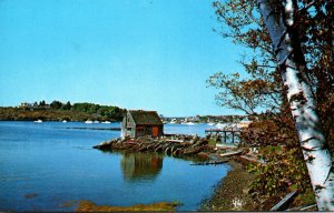 Maine Bailey Island Lobster Shack On The Nubble 1972