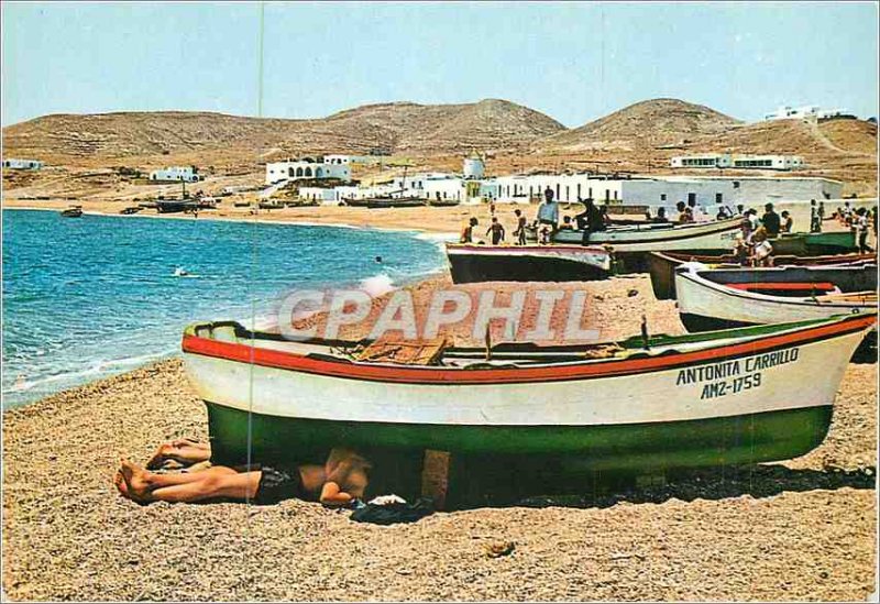 Postcard Modern Carboneras (Almer?a) Costa Blanca Espana Varadero Shipyard Bo...