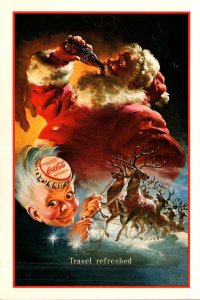 Advertising 1991 Coca Cola Company Picture Of 1949 Season's Greetings Wi...