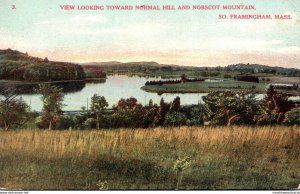 Massachusetts South Framingham View Looking Toward Normal Hill and Nobscot Mo...