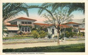 Berkey El Mirasol Hotel 1920s Santa Barbara California roadside Teich 6490