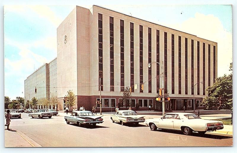 Postcard IN Lafayette Purdue University Krannert School Industrial Admin C30