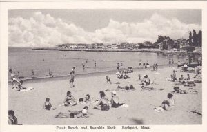 Massachusetts Rockport Front Beach And Bearskin Neck Albertype