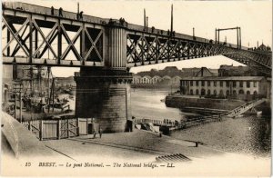CPA Brest- Le Pont National FRANCE (1025597)
