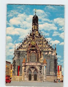 Postcard Frauenkirche, Nürnberg, Germany