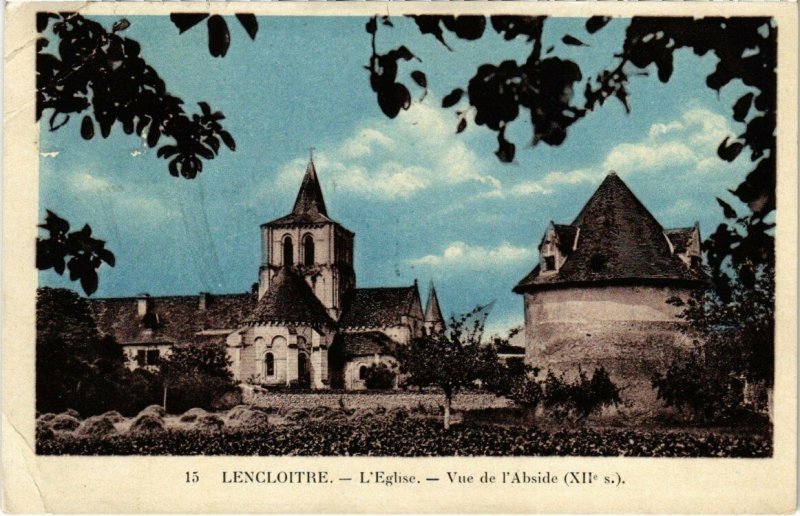 CPA Lencloitre - L'Eglise - Vue de l'Abside (111829)