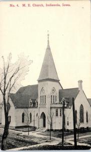 INDIANOLA, IA Iowa     Methodist   Episcopal     CHURCH     c1910s   Postcard