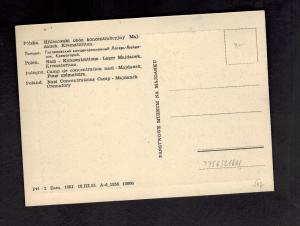 Mint 1955 Majdanek Poland Concentration Camp Museum Postcard Crematorium KZ