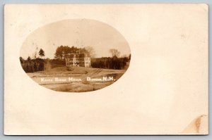RPPC Real Photo Postcard - Kappa Sigma House - Durham - New Hampshire - 1907