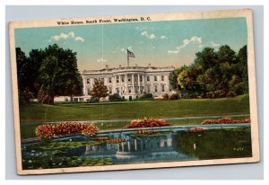 Vintage 1920s Postcard White House, South Front, Washington, D.C.