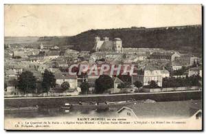 Saint Mihiel - six cards - Quartier de la Halle - L & # 39Eglise - Old Postcard
