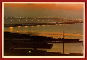 Texas - Queen Isabela Causeway At Night - [TX-165X]