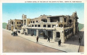 H56/ Santa Fe New Mexico Postcard c1910 La Fonda Hotel The Inn Building