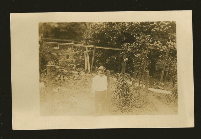 Vintage Portrait of Young Man Freter Bros Bridgeport O Photo Postcard Unposted