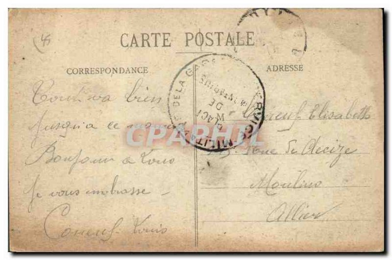 Old Postcard Montargis Barracks Army Gudin