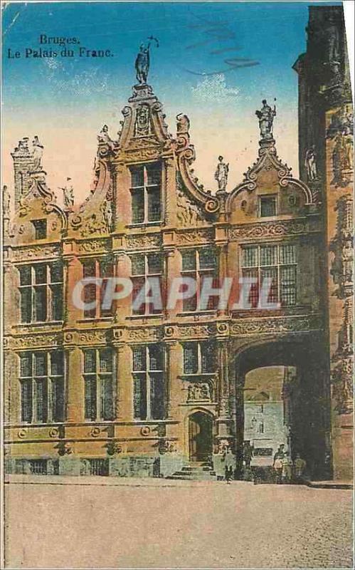  Vintage Postcard BRUGES the Palate of the Franc