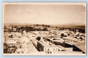 Mexico City Mexico Postcard General View 1910 Posted Antique RPPC Photo