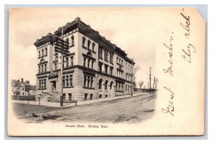 Omaha Club Building Omaha NE Nebraska 1906 UDB Postcard V15