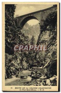 Old Postcard Route Grande Chartreuse Le Pont Saint Bruno