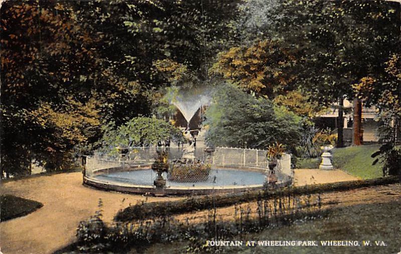 Fountain at Wheeling Park - Wheeling, West Virginia WV  