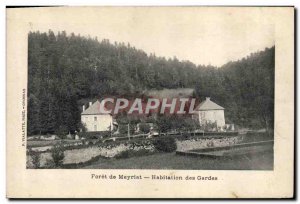 Postcard Old Drill Meyriat Housing guards