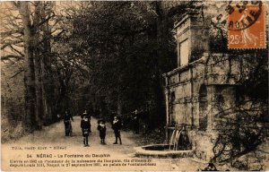 CPA NÉRAC La Fontaine du Dauphin Lot et Garonne (100629)