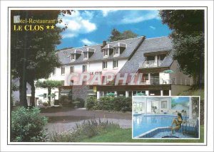 Postcard Moderne Hotel Restaurant Le Clos Besse in Chandesse