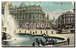 Old Postcard Trafalgar Square London