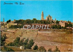 Postcard Modern Jerusalem Mt Zion Vue Generale