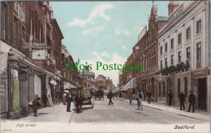Bedfordshire Postcard - High Street, Bedford SW5657