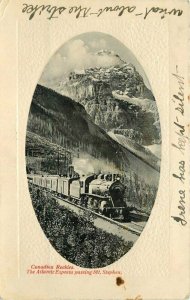Canadian Rockies Frame like Mt Stephen PNC Glosso 1916 Postcard  21-3078