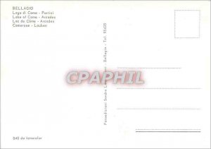 Modern Postcard Bellagio Lake Como Arcades