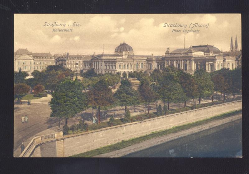 STRASSBURG I. ELS. KAISERPLATZ GERMANY ANTIQUE VINTAGE POSTCARD