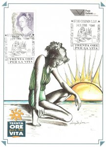 Postcard Trenta Ore Per La Vita A Curi Di CRAL Poste Italiane S.p.A. Cosenza