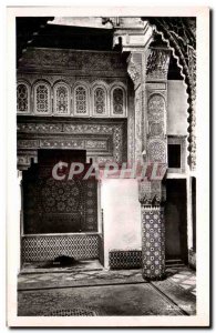 Old Postcard Patio d & # 39A House Morocco
