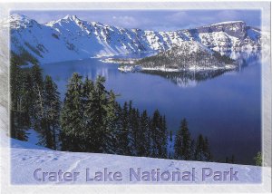 Crater Lake National Park & Wizard Island South Central Oregon  4 by 6