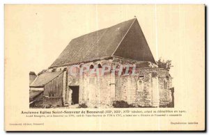 Postcard Ancient Ancient Church Savior Knows Bonneval (XII e XIII th XVI th c...