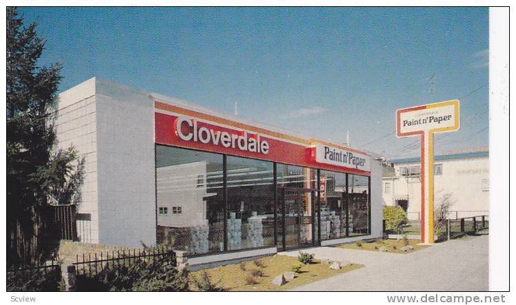 [BC] : Cloverdale Paint n'Paper Store , B.C. , Canada , 50-60s