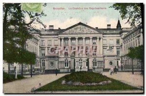 Old Postcard Brussels The House of Representatives