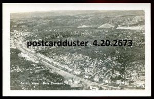 h3707 - BAIE COMEAU Quebec 1950s Aerial View. Real Photo Postcard