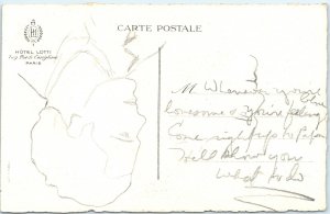 c1850s Paris, France Place Vendome Column de Grande Armee Hotel Lotti Site A343