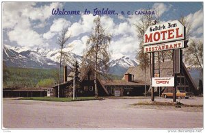 Selkirk Inn, Classic Car, Highway No. 1, GOLDEN, British Columbia, Canada, 40...