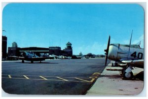 c1960 Flight Tower And Landing Apron US Naval Station Pensacola Florida Postcard