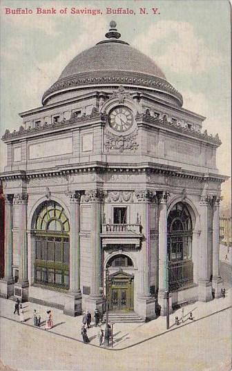 New York Buffalo Bank Of Savings 1910